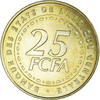 Monnaie, États De L'Afrique Centrale, 25 Francs, 2006, Paris, FDC, Laiton - Cameroon