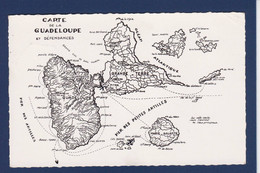 CPSM Guadeloupe Carte Maps Circulé Voir Dos - Andere & Zonder Classificatie