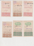 Lot De Tickets De Rationnement - 1939-45