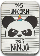 Unicorn Ninja Panda Magnet 4,5 X 6,5 Cm, Thickness 3mm - Altri & Non Classificati