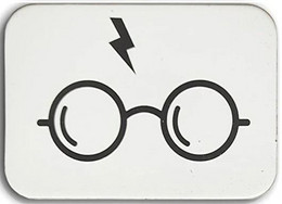 Magnet, Harry Potter, Glasses 4,5 X 6,5 Cm, Thickness 3mm - Autres & Non Classés