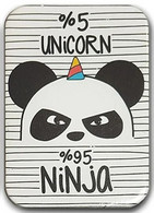 Magnet, Unicorn Ninja Panda 4,5 X 6,5 Cm, Thickness 3mm - Andere & Zonder Classificatie