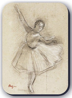 Magnet, Esquisses D'Edgar Degas, Ballerine, 5 X 7cm, Thickness 3mm - Altri & Non Classificati