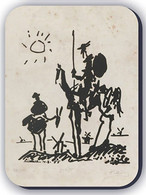 Magnet, Pablo Picasso, Don Quixote, 5 X 7cm, Thickness 3mm - Other & Unclassified