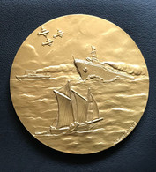 Medaille Dit De Table - FEDERATIONS Des ASSOCIATIONS De MARINS - MARINS ANCIENS COMBATTANTS - 1977 - Frankreich