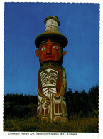 Ref 1563 -  Postcard - Kwakiutl Indian Art - Alert Bay Vancouver Island B.C. Canada - Other & Unclassified