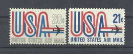 ESTADOS  UNIDOS  YVERT  AEREO  71/72  MNH  ** - 3b. 1961-... Ongebruikt