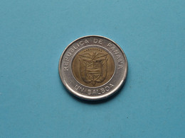 1 ( UN ) Balboa 2011 ( Uncleaned Coins / For Grade, Please See SCANS ) ! - Panama