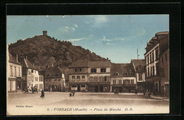 CPA Forbach, Place Du Marché - Forbach