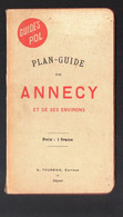 Annecy (74 Haute Savoie) Plan-guide Cartonné 1902-1903  (PPP39064) - Alpes - Pays-de-Savoie