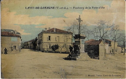 LAVIT DE LOMAGNE (T. Et G.) Faubourg De La Patte D'Oie- Carte Colorisée - Lavit