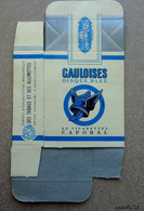 Etui Carton:  Cigarettes GAULOISES Disque Bleu - Neuf, Plié - Estuches Para Cigarrillos (vacios)