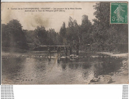 LA CHATAIGNERAIE VOUVANT PAYSAGE DE LA MERE VENDEE DOMINE PAR LA TOUR MELUSINE 1913 - La Chataigneraie