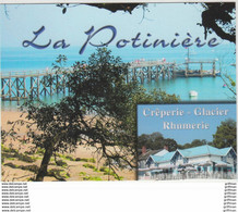NOIRMOUTIER EN L'ILE LA POTINIERE CREPERIE GLACIER RHUMERIE TBE - Noirmoutier