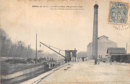 95-MERIEL- LE PORT ET USINE D'ELECTRICITE ( AVAL ) - Meriel