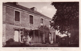 LA VILLEDIEU DU CLAIN LA MAIRIE 1937 TBE - La Villedieu Du Clain