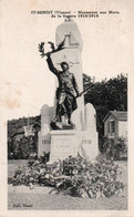 SAINT BENOIT MONUMENT AUX MORTS DE LA GUERRE 1914-1918 TBE - Saint Benoît