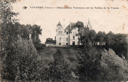 VIVONNE CHATEAU DES VARENNES SUR LA VALLEE DE LA VONNE 1917 TBE - Vivonne