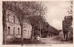 PLEUMARTIN AVENUE DE LA GARE 1934 TBE - Pleumartin