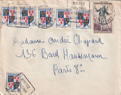 France Timbres Sur Lettre - Lettres & Documents