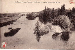 Delcampe - LA ROCHE POSAY LA CREUSE ET LE PONT DU CHEMIN DE FER TBE - La Roche Posay