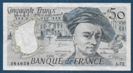 France - 50 Francs QUENTIN DE LA TOUR  1992  A.72 - 50 F 1976-1992 ''Quentin De La Tour''