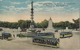 New York City.   -   Columbus Circle, 8th Avenue, Broadway And 59th Street.   -   TRAM - Broadway