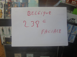 BELGIQUE NEUVE Sur PLAQUETTE TRES BEAU LOT MULTIPLE 238 EURO DE FACIALE (1 KILO 500) - Collections