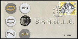 NUMISLETTER 3879° - 200ème Anniversaire De La Naissance De / 200e Verjaardag Van De Geboorte - Louis Braille - Numisletter