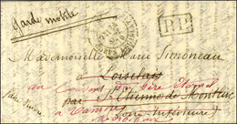 Càd PARIS / CORPS LEGISLATIF 24 SEPT. 70 + PP Sur Lettre En Franchise Militaire Pour St Etienne De Montluc Réexpédiée à  - Krieg 1870