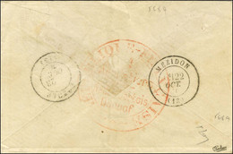 GC 3997 / N° 29 Sur Enveloppe Sans Texte Pour Dozulé. Au Verso, Grand Cachet Rouge REPUBLIQUE FRANCAIS 1 / AEROSTIERS /  - Krieg 1870