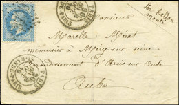 GC 3739 / N° 29 Très Rare Càd Taxe 30c PARIS / ST MANDE / PARIS 28 OCT. 70 Sur Lettre Sans Texte Pour Arcis Sur Aube. Au - Krieg 1870