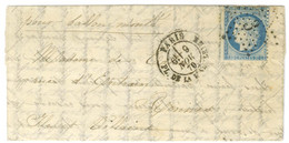 Etoile 3 / N° 37 Càd PARIS / PL. DE LA MADELEINE 9 NOV. 70 Sur Lettre Pour Rennes. Au Verso, Càd D'arrivée 29 NOV. 70. L - Krieg 1870