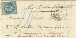 GC 2488 / N° 29 Càd PARIS / MONTMARTRE 4 OCT. 70 Sur Lettre Adressée à Un Militaire, 2e Bataillon De Francs Tireurs, 6e  - Krieg 1870