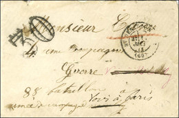 Càd T 17 ST DENIS-S-SEINE (60) 11 MAI 71 Taxe 30 DT Sur Lettre Pour Un Militaire à Neuilly. - TB. - Guerre De 1870