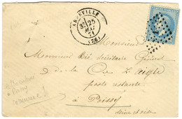 PC Du GC 1 / N° 29 Càd T 17 ABBEVILLE (76) 25 MAI 71 Sur Enveloppe Adressée Poste Restante à Poissy. - TB / SUP. - Oorlog 1870