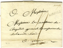 '' Aups '' + BARJOLS (L N° 1) Sur Lettre Avec Texte Daté 1775 Pour Aix. - TB / SUP. - Autres & Non Classés