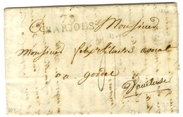 78 / BARJOLS Bleu Sur Lettre Pour Gordes. 1820. - TB. - Autres & Non Classés