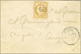 GC 648 / N° 59 Càd T 24 LE BROC (87) Sur Lettre Locale Pour Coursegoules. 1873. - TB / SUP. - Sonstige & Ohne Zuordnung