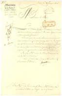 BARBÉ MARBOIS François De (1745-1837), Diplomate Et Homme Politique. - Autogramme & Autographen