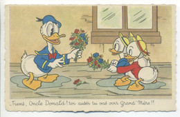 CPA  Illustrateur Walt Disney - Mickey Mouse - Donald Riri Fifi Loudou - Autres & Non Classés