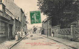 50 - MANCHE - SAINT-PIERRE-ÉGLISE - Rue Aux Juifs - Maison L. BAUDE, Cordonnier - Animation - Superbe - 10340 - Saint Pierre Eglise