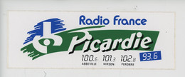 Radio France Picardie 93.6 - Abbeville Hirson Peronne (auto-collant 19X6,5) - Picardie