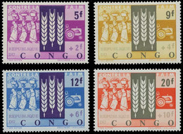 477/480** - Au Profit De La Lutte Contre La Faim / Strijd Tegen De Honger / Kampf Gegen Den Hunger - RDC - Unused Stamps