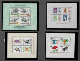 HUNGARY STAMP - 1960'S 4 X MINISHEETS MNH (STB16) - Commemorative Sheets