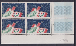 COMORES - 1964 - PHILATEC - YVERT N°32 BLOC De 4 ! ** MNH  - COTE = 24+ EUR. - Neufs