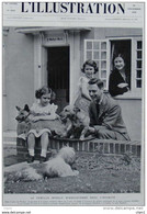 La Famille Royale D'Angleterre - Roi George VI, La Reine Et Princesse Elizabeth (Queen Elisabeth) - Page Original 1936 - Historische Documenten