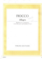 FIOCCO / Allegro - Arthur Bent Et Normann O'Neil - Violon Et Piano. - Strumenti A Corda