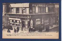 CPA [75] Paris > Arrondissement > Arrondissement: 10 Commerce Shop Pharmacie Non Circulé - Paris (10)