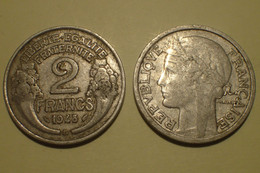 1948 - France - 2 FRANC, B Morlon, Aluminium, - 2 Francs